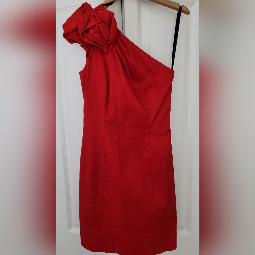 Jessica McClintock Red Cocktail Dress